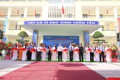 Bảo Việt đồng hành cùng thế hệ trẻ VN xây trường học ở Quảng Trị