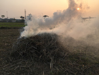 Dân đốt rơm rạ ảnh hưởng tầm nhìn, sân bay Nội Bài 'kêu cứu'