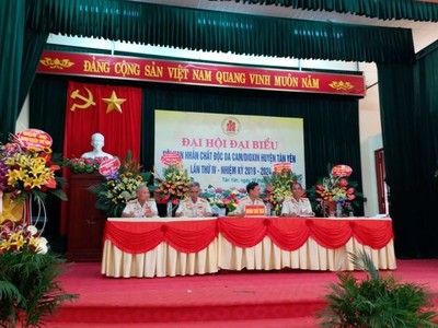 Đại hội Hội nạn nhân chất độc da cam/ Dioxin Tân Yên lần thứ IV