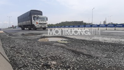 Cao tốc hơn 34.000 tỷ Đà Nẵng – Quảng Ngãi lại xuất hiện 'ổ trâu'