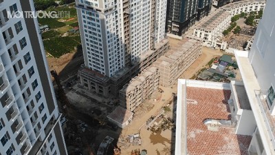 Hà Nội: Cận cảnh khu nhà thấp tầng xây vượt tầng ở Ciputra