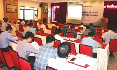 Tập huấn nâng cao kỹ năng ứng phó BĐKH cho 8 tỉnh, thành miền Trung
