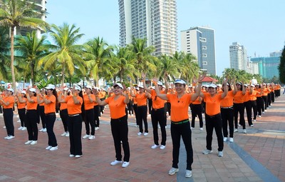 Đà Nẵng: Gần 600 phụ nữ đồng diễn thể dục thể thao vì bình đẳng giới