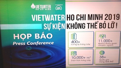 Họp báo triển lãm Vietwater 2019 Hồ Chí Minh