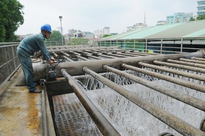 Hà Nội: Lắp đường ống cấp nước sạch cho 3 huyện ngoại thành