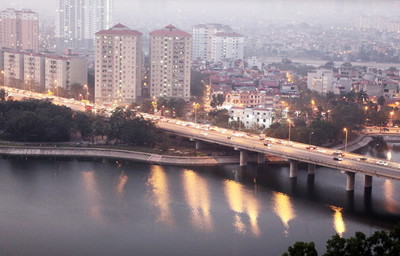 Hà Nội: Hơn 340 tỷ đồng xây cầu qua hồ Linh Đàm nối với vành đai 3