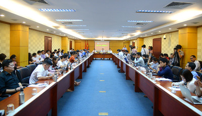 Bộ Tài nguyên và Môi trường họp báo thường kỳ quý III, năm 2019