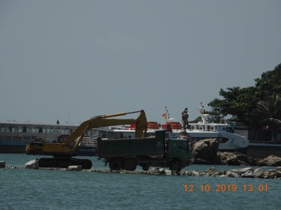 Cận cảnh công trình lấn biển tại TP Vũng Tàu