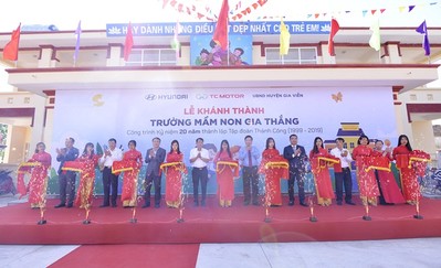 Khánh thành Trường Mầm non chuẩn quốc gia tại Ninh Bình