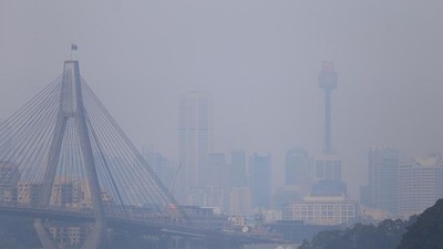 Thành phố Sydney ô nhiễm không khí do cháy rừng