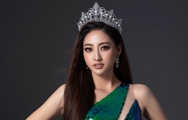 Lương Thuỳ Linh xuất hiện như nữ thần trên trang chủ Miss World