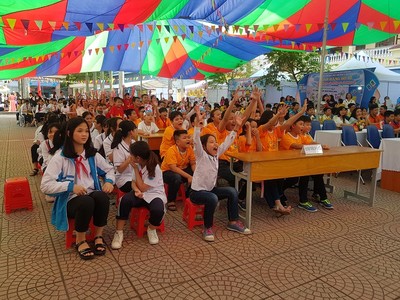 Kiến An, Hải Phòng: Lan toả tinh thần khoa học trong ngày hội STEM