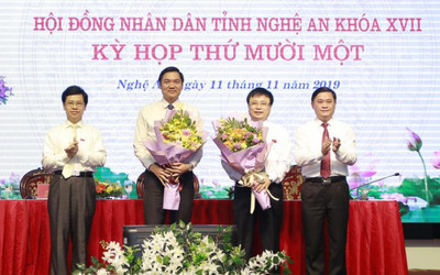Tỉnh Nghệ An có 2 tân Phó Chủ tịch tỉnh