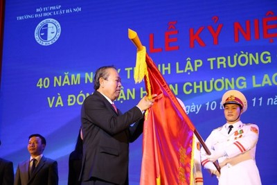 Đại học Luật Hà Nội nhận Huân chương Lao động hạng Nhất lần thứ 2