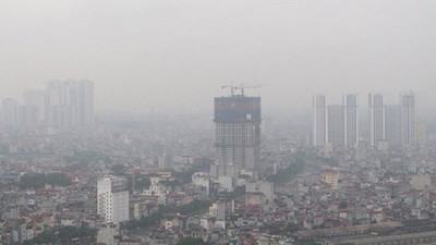 Ô nhiễm không khí tái diễn ở Hà Nội trong hai ngày cuối tuần