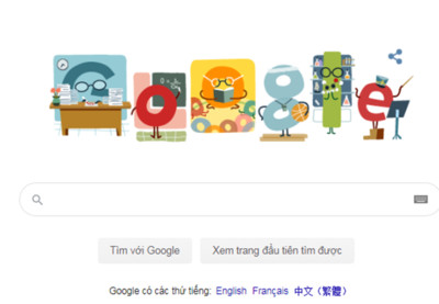 Google Doodle hôm nay 20/11: Vinh danh ngày Nhà giáo Việt Nam