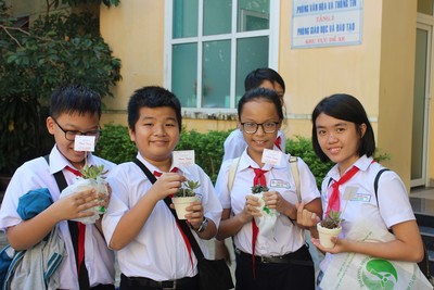 Đà Nẵng: Học sinh hào hứng phân loại rác tại nguồn