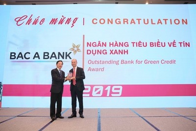 Bac A Bank được vinh danh 'ngân hàng tiêu biểu về tín dụng xanh'