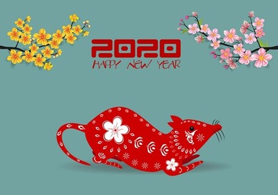 Những mẫu thiệp chúc mừng năm mới Canh Tý 2020 đẹp, ý nghĩa
