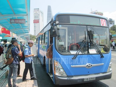 TP.HCM: Tăng cường xe buýt phục vụ dịp Tết Nguyên đán