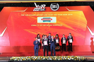 SUNHOUSE tiếp tục lọt Top 500 Doanh nghiệp lớn nhất Việt Nam 2019