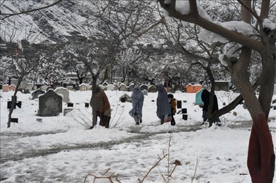 Tuyết rơi bất thường, nhiều người tử vong ở Afghanistan và Pakistan
