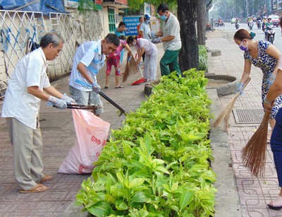 TP.HCM vận động người dân dọn vệ sinh môi trường để đón Tết