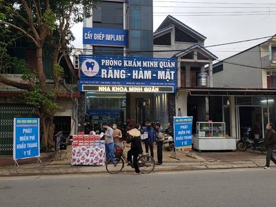 Phú Thọ: Huyện Tam Nông, Nha Khoa Minh Quân phát khẩu trang miễn phí