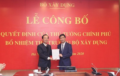 Trao Quyết định bổ nhiệm Thứ trưởng Bộ Xây dựng Nguyễn Tường Văn