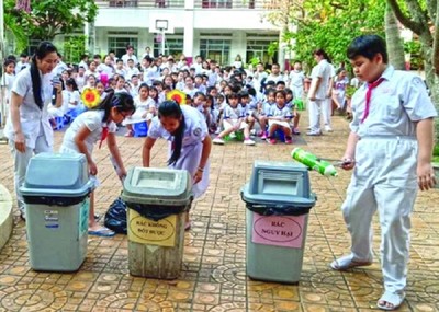 Ý tưởng hạn chế rác thải nhựa tại mô hình trường học