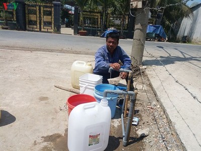 Tiền Giang khan hiếm nguồn nước sinh hoạt