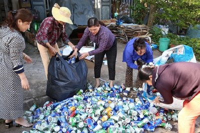 Quảng Trị: Vận động gây quỹ giúp phụ nữ nghèo từ rác thải phế liệu