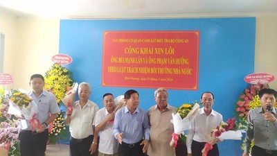 Bộ Công An công khai xin lỗi ông Bùi Mạnh Lân, Phạm Văn Hướng