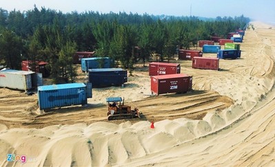 Xử phạt doanh nghiệp dựng 130 nhà nghỉ container trong rừng phòng hộ