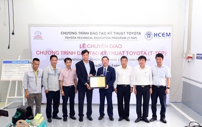 Toyota Việt Nam tiếp tục mở rộng chương trình đào tạo kỹ thuật