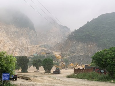 Hà Nam: Sập mỏ đá Công ty Thông Đạt, 2 người tử vong
