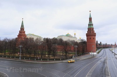 [Photo] Moskva vắng vẻ khi thực hiện lệnh cách ly toàn thành phố