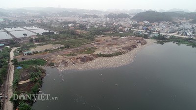 Quảng Ninh: Hồ điều hòa ngập rác, thông ra vịnh Hạ Long