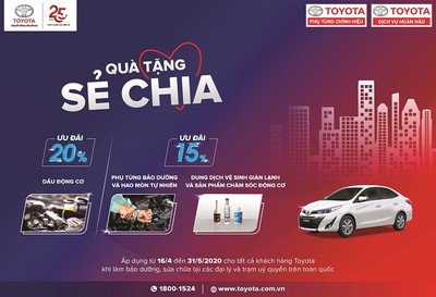 Chương trình 'Quà tặng sẻ chia' từ Toyota Việt Nam
