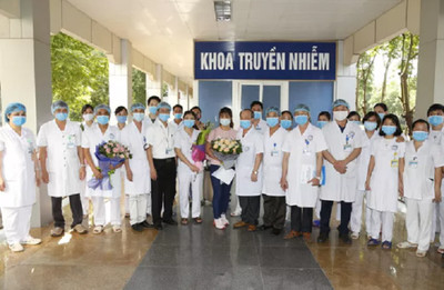 Bệnh nhân 166 ở Ninh Bình xuất viện sau 4 lần âm tính với SARS-CoV-2