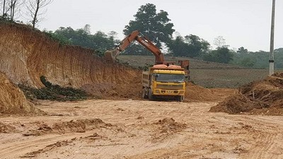 Thanh Hóa: Đề nghị xử phạt đối với Công ty khai thác đất trái phép