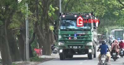 Hà Nội: Xe 'quá tải' hoạt động rầm rộ ở huyện Thường Tín?