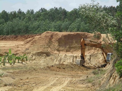 Bình Định: Nhiều sai phạm trong khai thác đất của Công ty Thanh Huy
