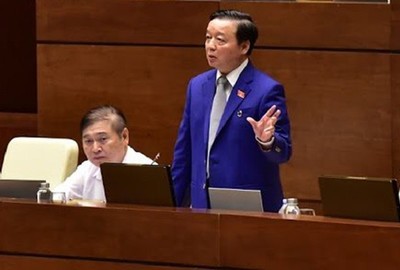 Bộ trưởng Trần Hồng Hà đưa ra nhiều cam kết trước Quốc hội