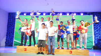 Gia Lai: 150 tay vợt tham dự Giải Quần vợt tranh Cúp Paradise lần V