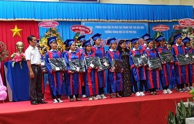 Trường THCS Phú Hòa các mặt giáo dục đều tăng
