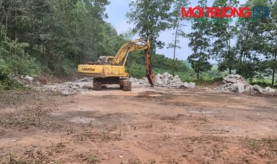 Thái Nguyên: Phá dỡ khu tuyển quặng trả lại đất nghĩa trang