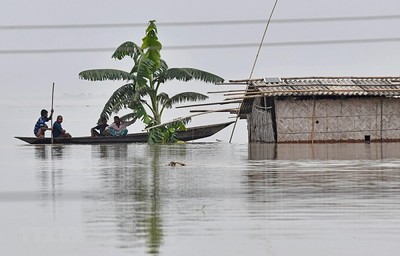 Gần 4 triệu người tại Ấn Độ và Nepal phải sơ tán khẩn cấp do lũ lụt