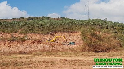 Thanh Hóa: Rầm rộ khai thác đất Dự án Nhà máy Nhiệt điện Công Thanh