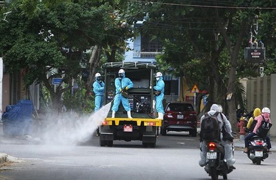 Đà Nẵng: Khử trùng, xử lý môi trường nhiều KV trên toàn thành phố